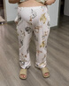 嫚熙（EMXEE）春秋季純棉薄款孕婦哺乳睡衣月子服產婦產后家居服套裝L碼 曬單實拍圖