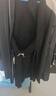 貓惑帶胸墊冰絲睡衣女吊帶內(nèi)衣睡裙夏季情趣家居服套裝七夕情人節(jié)禮物 黑色【吊帶+睡袍】【帶胸墊】 L 【適合95-115斤】 曬單實拍圖
