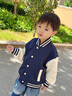 SNOOPY男童套裝2025春秋新款男孩棒球服秋裝兒童外套中大童休閑衣服 汽車努比背藏青+墨鏡努比藏青 110 曬單實拍圖