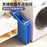 Joying Baby兒童洗澡桶寶寶泡澡桶小孩可折疊浴桶游泳坐躺家用大號嬰兒洗澡盆 灰白色+感溫置物網(wǎng)架+浴凳 曬單實拍圖