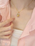 老鳳祥蓮花平安扣銀項鏈女和田玉吊墜2025新款生日禮物送女朋友老婆媽媽 【好運蓮蓮】項鏈+證書(shū)+禮盒 曬單實(shí)拍圖