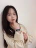 HKMW2025新款高顏值智能震動鬧鐘手環(huán)高顏值手表女款學(xué)生初高中生運動電子手表 霧霾藍拼杏色【DIY壁紙+運動計步+鬧鐘+信息提醒 曬單實拍圖