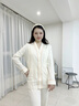 英氏孕婦秋季百棉月子服新款長(zhǎng)袖孕婦哺乳睡衣產(chǎn)婦家居服套裝V領(lǐng)黃色L 曬單實(shí)拍圖