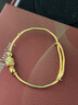 周生生黃金手鐲 車(chē)花圓珠寶寶手鐲 足金兒童滿(mǎn)月禮27195K 計價(jià) 5.8克 曬單實(shí)拍圖
