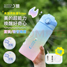 好好同學(xué) SCHOOL READY超能量tritan運(yùn)動(dòng)水杯子女兒童專用學(xué)生水壺男耐高溫防摔水杯男 彩虹杯 500ml 曬單實(shí)拍圖