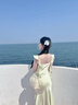 Cinvai&Krose鏈條斜挎包包女包2025年新款水桶包腋下單肩包輕奢節日禮物女生White米杏【浪漫節日摯愛(ài)款】 曬單實(shí)拍圖