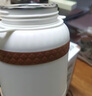 奧特優(yōu)便攜式燒水杯電熱水杯燒水壺旅行出差電熱水壺恒溫水壺嬰兒調(diào)奶杯家用大容量保溫杯加熱水杯電熱杯 0.6L 奶油白【304不銹鋼內(nèi)膽】-送背帶 曬單實拍圖