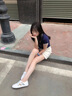 ZHR小白鞋女薄款運(yùn)動(dòng)休閑鞋女軟底配裙子舒適女鞋 AT29N白灰37 曬單實(shí)拍圖