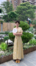 初蟬衣事新中式桑蠶絲連衣裙女2025夏新款國風(fēng)高級感提花氣質(zhì)V領(lǐng)真絲長裙 香檳金 S （現(xiàn)貨） 曬單實拍圖