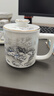 玉蝶景德鎮(zhèn)陶瓷過濾泡茶杯帶蓋水杯辦公室個(gè)人專用杯子男士骨瓷大茶杯 雪景 曬單實(shí)拍圖