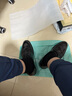 VOLO犀牛皮鞋男士商務正裝鞋增高鞋真皮英倫風德比鞋新郎婚鞋透氣男鞋 黑色 高品質(zhì)胎牛皮 42 曬單實拍圖