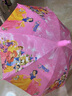 晴雨兩用兒童雨傘童傘男女學生幼兒園小孩防水卡通可愛公主自動傘 雪花艾莎姐妹布款大號 曬單實拍圖