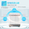 海爾（Haier）10公斤大容量半自動雙缸洗衣機(jī) 家用雙品質(zhì)電機(jī) 超凈洗洗脫分離以舊換新家電國家補(bǔ)貼 XPB100-729S 曬單實(shí)拍圖