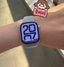 【99成新】Apple/蘋果 Watch Series 10 智能手表GPS款46毫米銀色鋁金屬表殼青云色回環(huán)式運(yùn)動表帶MX243CH/B  曬單實(shí)拍圖