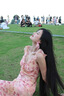 天丂法式粉色碎花吊帶連衣裙女夏季2025新款小個(gè)子氣質(zhì)收腰度假風(fēng)長(zhǎng)裙 薔薇粉 M （95-110） 曬單實(shí)拍圖