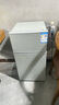 新飛 FRESTEC冰箱小型租房用 一級能效冷 藏冷凍兩用1-2人家用小冰箱 出租房雙門電冰箱辦公室兩門 25年升級 76A128LS一級能效【帶凈味盒】銀 曬單實拍圖