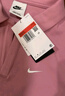 耐克NIKE女短袖T恤 POLO衫 運(yùn)動(dòng)休閑 簡(jiǎn)約時(shí)尚DV7885-699粉M 曬單實(shí)拍圖