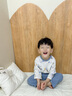 迪士尼兒童衣服男女孩童夏裝純棉透氣6-12個月寶寶套裝童裝兩件套 藍色米奇B款薄款 110 曬單實拍圖