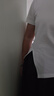 茵曼扭結(jié)不規(guī)則T恤女春夏百搭顯瘦圓領(lǐng)寬松休閑短袖上衣 午夜黑-新 M 曬單實拍圖