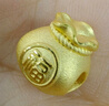周大生黃金腕美小福袋轉(zhuǎn)運珠果凍琺瑯足金串珠硬金多巴胺手鏈生日禮物 足金吉多多轉(zhuǎn)運珠-【單轉(zhuǎn)運珠-不配繩】 1.05g 曬單實拍圖