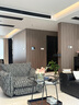 GUXI SOFA 法式慵懶復古單人沙發(fā)椅中古侘寂風客廳設計師棉麻懶人沙發(fā)民宿 米色條紋（建議先拍布樣） 曬單實拍圖