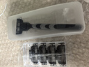 吉利辰三層刮胡刀刀片 剃須刀手動通用德國進口剃須刀刀架胡子刀頭 1刀架+8刀頭+盒子+剃須膏 曬單實拍圖