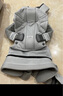 BabyBjorn瑞典原裝進口嬰兒背帶前抱式后背透氣外出抱娃神器one網(wǎng)眼系列 銀色/網(wǎng)眼 曬單實拍圖