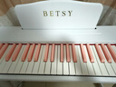 貝琪（Betsy）B351電鋼琴88鍵重錘成人兒童電子鋼琴家用練習(xí)初學(xué)者專業(yè)考級鋼琴 B350牛奶白粉鍵-標(biāo)準(zhǔn)88鍵 曬單實拍圖