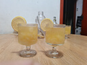 鹿珊伍酒杯套裝復古太陽花浮雕玻璃杯高顏值設計感飲料果汁高腳杯四只裝 混合花紋酒杯【4只混裝】 曬單實拍圖