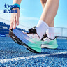 喬丹男大童跑步鞋兒童夏季【輕速2.0】旋鈕扣運(yùn)動(dòng)鞋子 冰月藍(lán)初音綠41 曬單實(shí)拍圖