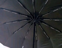 京東京造 颶風(fēng)Pro雨傘全自動(dòng)太陽傘遮陽男士晴雨傘大號(hào)24骨黑色23寸105cm 曬單實(shí)拍圖