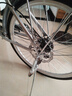 飛鴿（FLYING PIGEON）自行車成人通勤車自行車學(xué)生單車成人自行車通勤自行車城市公路車 豪華銀|6速+雙碟剎+實心胎+禮包 24寸|身高150-170cm 曬單實拍圖