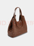 CHARLES&KEITH復(fù)古編織大容量托特包腋下包生日禮物七夕禮物CK2-30701583 Chocolate巧克力色 L 曬單實(shí)拍圖