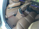 索飾適用奔馳汽車腳墊E300L S450 S級 GLC C260  E260ML350GLE450全包 【雙層配皮毯】咖啡棕 曬單實(shí)拍圖