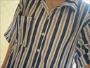 簡霏精神病衣服 睡衣套裝短袖家居服出院留念病號服裝男女 S48-短袖襯衫+長褲 3XL 165-200斤 曬單實拍圖