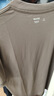 HOLLISTER【涼感】25夏新款純色簡約風(fēng)情侶T恤男裝女裝KI324-4166 棕色 M (180/100A) 曬單實(shí)拍圖