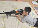 赟婭森柏龍M416電動(dòng)連發(fā)軟彈槍AK47突擊步槍沖鋒槍對戰兒童玩具槍 綠【彩盒版】50軟彈+七彩噴火頭 曬單實(shí)拍圖