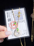 中國珠寶（Sino gem）竹夠愛你平安扣銀項(xiàng)鏈輕奢小眾高級感首飾送女友老婆紀(jì)念生日禮物 曬單實(shí)拍圖