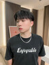 蕉京9999純銀項鏈999銀男士純銀古巴足銀馬鞭鏈實(shí)心銀鏈子送男 鍍銀999馬鞭鏈20克(粗5寶米 長(cháng)48 曬單實(shí)拍圖