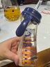 M&M吸管杯兒童喝奶杯防漏吸管奶瓶1-3歲-6歲進(jìn)口PPSU耐摔學(xué)飲奶瓶 星月款 240ml +咬吸重力球*2 曬單實(shí)拍圖
