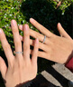 DRIG戒指情侶對戒純銀999一對男女款求婚結(jié)婚新款送女友老婆生日禮物 【S999銀】星河對戒 輕奢禮盒 開口可調(diào)節(jié) 曬單實拍圖
