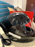 LS2全盔男女摩托車騎士情侶機車頭盔四季防霧大尾翼通用FF352 亮黑 2XL(建議59-60頭圍) 曬單實拍圖