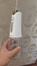 松下（Panasonic）電動沖牙器便攜式洗牙器家用牙結(jié)石牙齒清潔水牙線牙科正畸 皓月白[進(jìn)口電機(jī)]+收納袋+ 曬單實(shí)拍圖