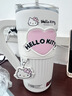 YANIS 3hello kitty水杯h(huán)ellokitty水杯女生生日禮物女生七夕情人節禮物 hello kitty水杯 1200ml 曬單實(shí)拍圖