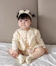 G.DUCKKIDS女童牛仔裙連衣裙夏裝女寶寶背心裙嬰幼兒夏季薄款無袖裙子外出服 鏤空針織開衫 100 cm 建議：約85-95cm 26 曬單實拍圖