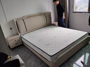 現(xiàn)貨】輕奢真皮床主臥現(xiàn)代簡約雙人床婚床1.8米高箱儲物軟包皮床 床+席夢思808乳膠床墊 送裝 1.8米*2米框架結(jié)構(gòu) 曬單實拍圖