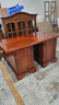 匠萊藝美式書(shū)桌實(shí)木老板電腦桌辦公桌椅組合歐式奢華書(shū)法寫(xiě)字臺書(shū)房家具 1.6米長(cháng)全實(shí)木書(shū)桌/櫻桃色 曬單實(shí)拍圖