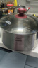 愛仕達(dá)（ASD）湯鍋316L食品級(jí)加厚不銹鋼煮粥鍋復(fù)底蒸奶鍋24CM燃?xì)怆姶艩t通用B5 曬單實(shí)拍圖