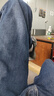 真維斯牛仔褲男夏季薄款褲子男高端寬松直筒彈力潮牌闊腿休閑褲子男款 703藍(lán)灰色 薄款 31 （2尺4）建議120-130斤穿 曬單實(shí)拍圖