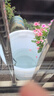 福愛(ài)家加厚60升大白桶大水桶垃圾桶大容量塑料儲(chǔ)水桶大圓桶 裝水約120斤 曬單實(shí)拍圖
